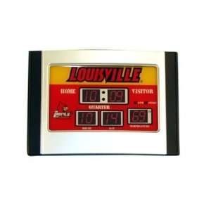  Louisville Cardinals Scoreboard Desk Clock 6.5x9 Scoreboard 