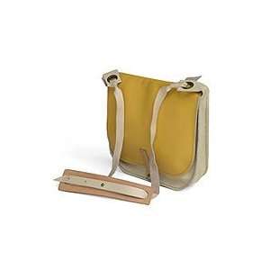  Leather shoulder bag, Ultra Yellow Chic