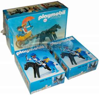 Playmobil Western Lot (3 Boxes  3749 + 3582 x 2)   Vintage    