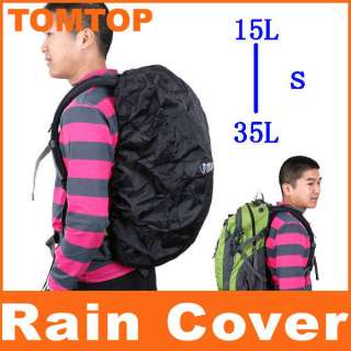 Backpack Rain Cover Bag Water Resist Proof 15 35L S Black  