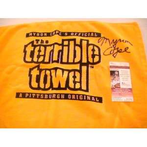  MYRON COPE SIGNED AUTOGRAPHED PITTSBURGH STEELERS TERRIBLE 