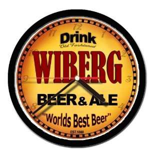  WIBERG beer and ale cerveza wall clock 