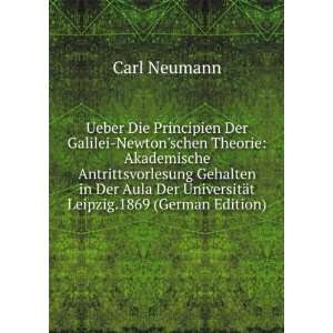   Der UniversitÃ¤t Leipzig.1869 (German Edition) Carl Neumann Books