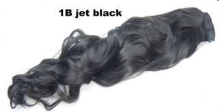 1PCS Wavy Curly Clip On Hair Extensions 4 Color Available Good Quality 