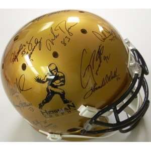  Heisman Trophy Winners Authentic Helmet 10 Autographs 