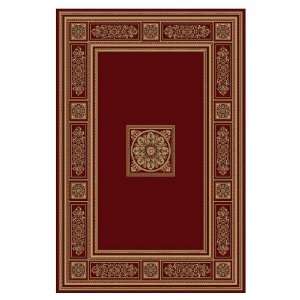  Natco 710 x 910 Burgundy Caswell Chateaux Area Rug 5681 