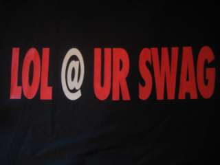 LOL @ UR SWAG Odd Future T Shirt OFWGKTA Tee Wolf Gang  