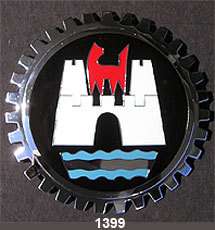 CAR GRILLE BADGES   GERMANY(WOLFBURG)  