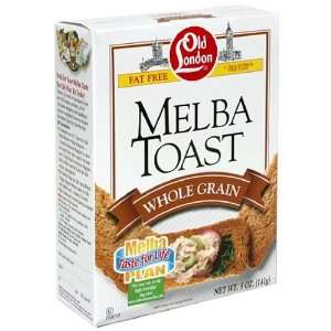Old London Whole Grain Toast, 5 Ounce Boxes (Pack of 12)  