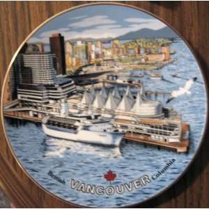  Vancouver British Columbia Collectible Plate by Capiland 
