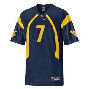 West Virginia Mountaineers #7 Nike Tackle Twill Football Jersey 