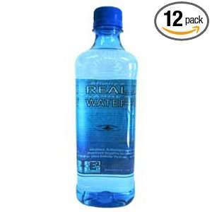 Real Water Water, Alkalized Antioxidant, 33.81 Ounce (Pack of 12)