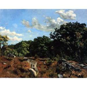   Bazille   24 x 20 inches   Landscape at Chailly