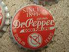25 pack Dublin Dr Pepper Unpressed Bottle Caps DUBLIN Dr. Pepper NEW 