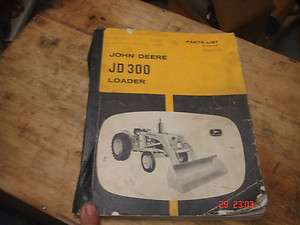 John Deere 300 Wheel Tractor Loader Parts Shop Manual PL T24745T 