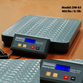 400 LB DIGITAL SHIPPING SCALE POSTAL BENCH FLOOR SCALE  