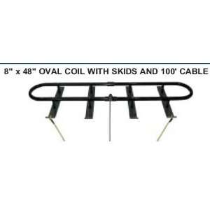  JW Fishers 8 x 48 Oval Search Coil with Skids and 100 