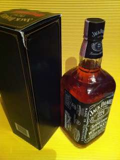 Jack Daniels Old Nº 7.Bottle + Black Box. 1 Litre. 86 Proof. Fake 