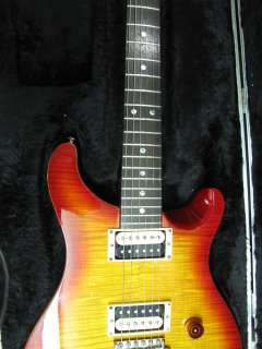 PRS Paul Reed Smith SE Custom Cherry Sunburst Electric Guitar w/case 