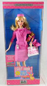   Barbie Legally Blonde 2 Reese Witherspoon Red White and Blonde Doll