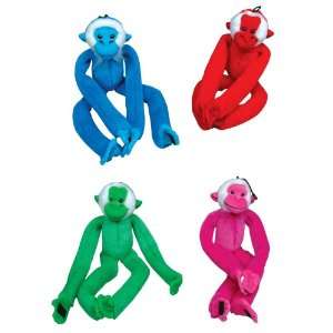  Colorful Monkey Plush Friends (1 dz) Toys & Games