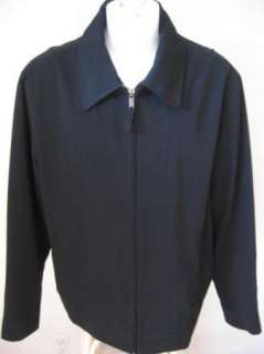 Mens CONCEPTS by Claiborne Poly Tech BLACK Classic Dress Casual Jacket 