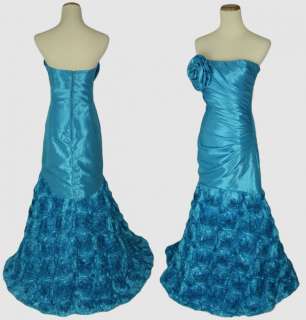 MASQUERADE $190 Turquoise Prom Evening Gown Size 7 NWT  