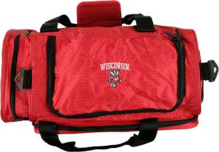 Wisconsin Badgers Red Under Armour Performance Duffle Bag  