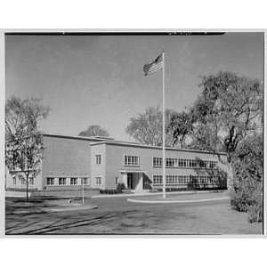   Garden City, Long Island. View to main entrance 1954