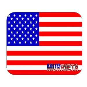  US Flag   Murrieta, California (CA) Mouse Pad Everything 