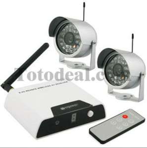 Wireless Video Camera CCTV Home Surveillance DVR Kit  