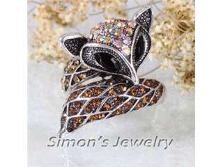 Vintage Tibet Style Little Fox Shape Ring JV057  