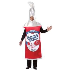 Lets Party By Rasta Imposta Whip It Whipped Cream Adult Costume / Red 
