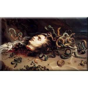  Head Of Medusa 30x18 Streched Canvas Art by Rubens, Peter 