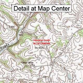   Map   Glasgow South, Kentucky (Folded/Waterproof)