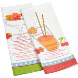  DII Fruit Salad Recipe Kitchen Towel, Set of 2