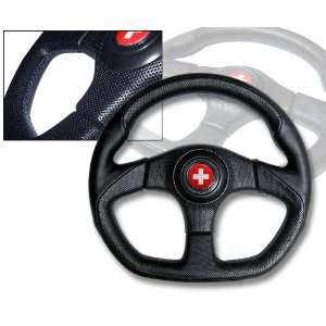  350mm Type 1 Limited Black/black/blue Stitch Steering 