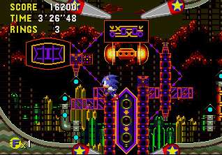   PC popular Sonic the Hedgehog side scroller collect coins game Sega