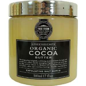 Cocoa Butter Greenscape Somerset Organic Exfoliating Salt Scrub 500 ml 