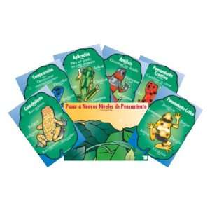  Interactive Thinking Skills Poster Set  Rainforest Frogs 