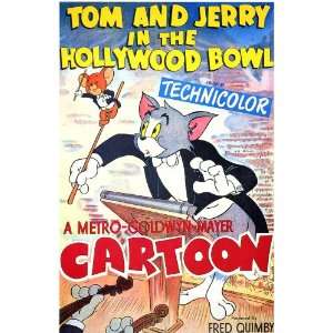 Tom and Jerry in the Hollywood Bowl Movie Poster (27 x 40 