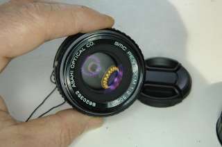 Pentax 50mm f2 lens PK pentax M SMC asahi optical co.  