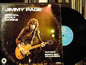 JIMMY PAGE Special Early Works LP EX Sonny Williamson  