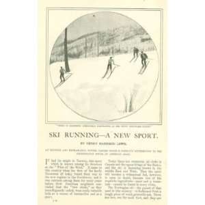   1900 Ski Running Ski Club Revelstoke British Columbia 