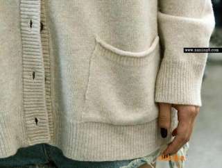 New Korea Lady Wool Cardigan Sweater Fashion Tops 5766#  