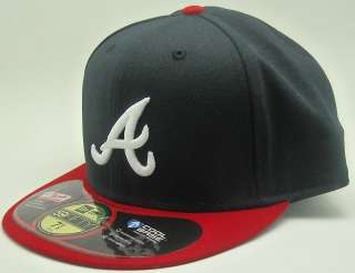 NEW ERA ATLANTA BRAVES 5950 CAP MLB 59FIFTY FITTED HAT  