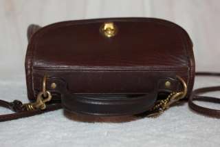 Vintage COACH Willis Brown LEATHER Shoulder Hand Bag  