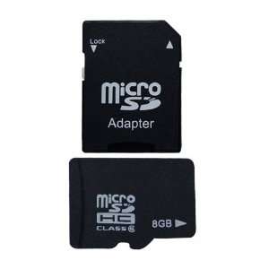   formatting and Standard SD Adapter. 8GB (8 Gigabyte) Electronics