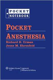 Pocket Anesthesia, (0781795842), Richard D Urman, Textbooks   Barnes 