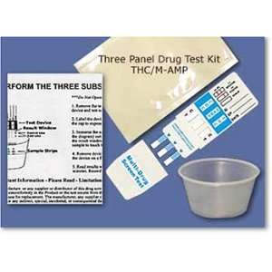  Three Substance Drug Test Kit (THC/ COC/ M AMP) Marijuana 